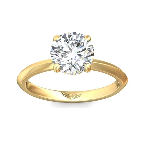 FlyerFit Solitaire 14K Yellow Gold Engagement Ring H-I SI1 Image 2 Valentine's Fine Jewelry Dallas, PA