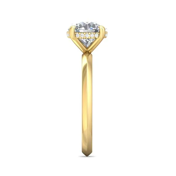 FlyerFit Solitaire 14K Yellow Gold Engagement Ring H-I SI1 Image 4 Valentine's Fine Jewelry Dallas, PA