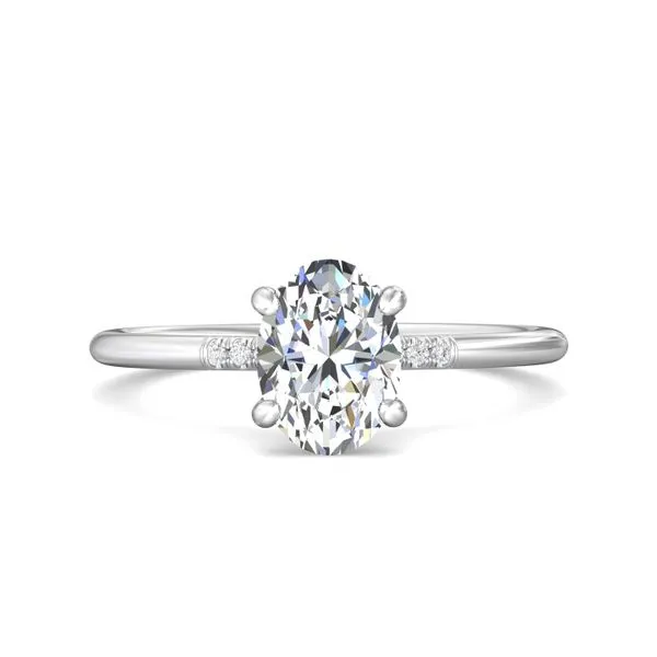 FlyerFit Solitaire Platinum Engagement Ring G-H VS2-SI1 Becky Beauchine Kulka Diamonds and Fine Jewelry Okemos, MI