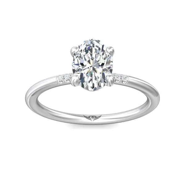 FlyerFit Solitaire Platinum Engagement Ring G-H VS2-SI1 Image 2 Becky Beauchine Kulka Diamonds and Fine Jewelry Okemos, MI