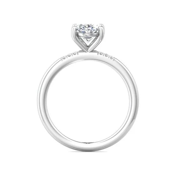FlyerFit Solitaire Platinum Engagement Ring G-H VS2-SI1 Image 3 Becky Beauchine Kulka Diamonds and Fine Jewelry Okemos, MI