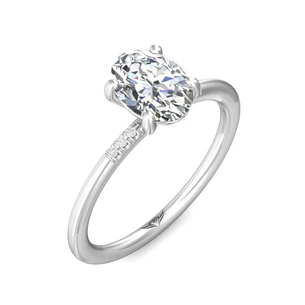 FlyerFit Solitaire Platinum Engagement Ring G-H VS2-SI1 Image 5 Becky Beauchine Kulka Diamonds and Fine Jewelry Okemos, MI