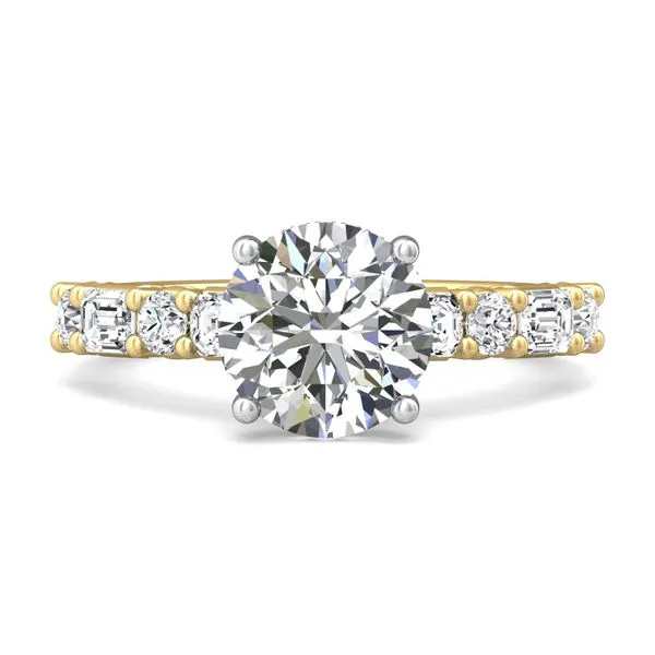 FlyerFit Encore 14K Yellow and 14K White Gold Engagement Ring G-H VS2-SI1 Valentine's Fine Jewelry Dallas, PA