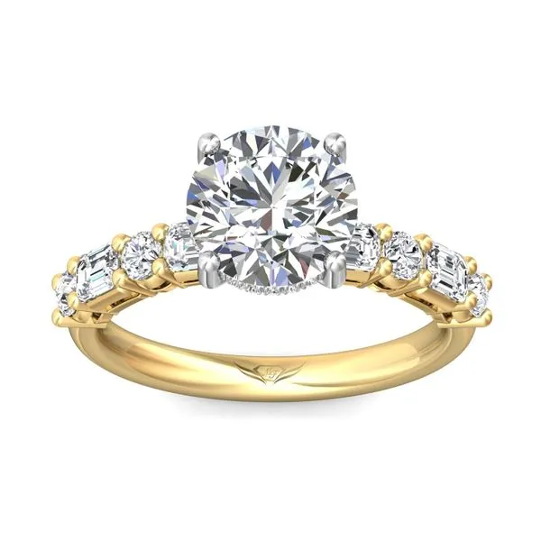 FlyerFit Encore 14K Yellow and 14K White Gold Engagement Ring G-H VS2-SI1 Image 2 Valentine's Fine Jewelry Dallas, PA