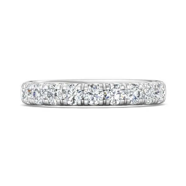 FlyerFit Micropave Platinum Wedding Band G-H VS2-SI1 Diamond Source Jewelers Greenwood Village, CO
