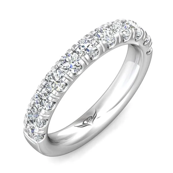 FlyerFit Micropave Platinum Wedding Band G-H VS2-SI1 Image 5 Diamond Source Jewelers Greenwood Village, CO