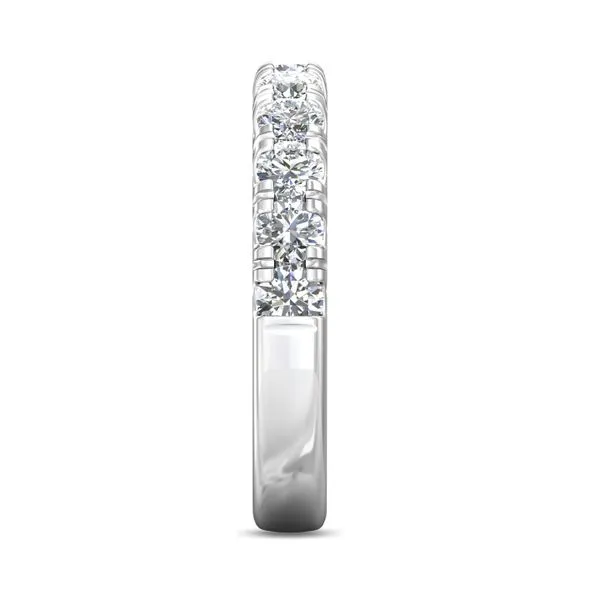 FlyerFit Micropave 14K White Gold Wedding Band H-I SI2 Image 4 Diamond Source Jewelers Greenwood Village, CO