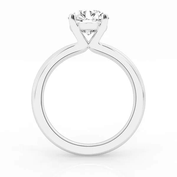 14K White Gold Solitaire Engagement Ring Image 2 Richard's Jewelry Berne, IN