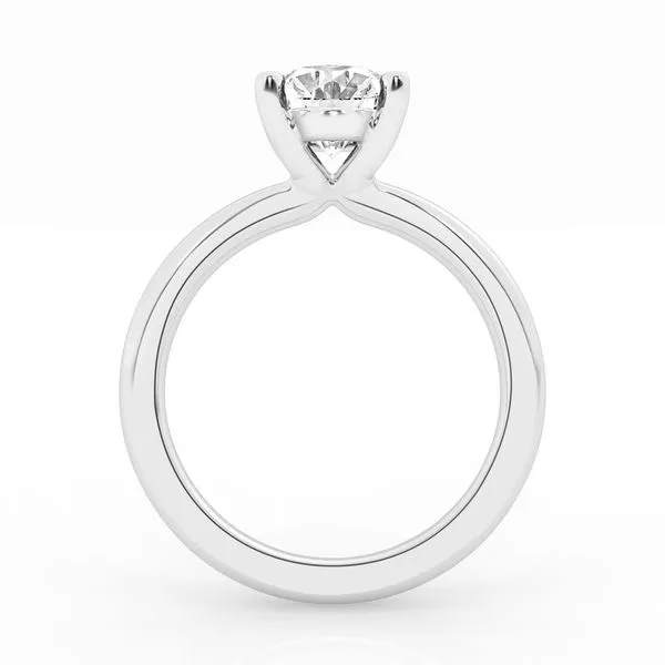 14K White Gold Solitaire Engagement Ring Image 2 Ellsworth Jewelers Ellsworth, ME