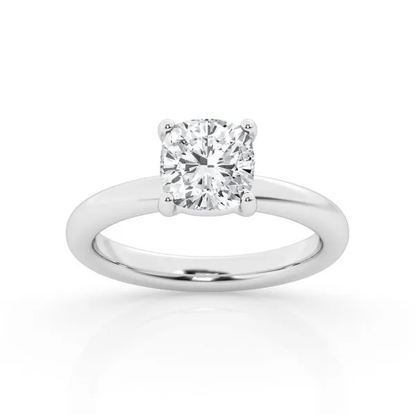 14K White Gold Solitaire Engagement Ring Richard's Jewelry Berne, IN