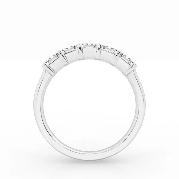 14K White Gold Five Stone Ring Image 2 Richard's Jewelry Berne, IN