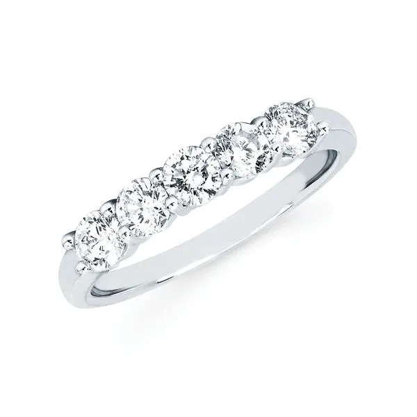 14k White Gold Anniversary Ring Pfaff Jewelers Grandville, MI