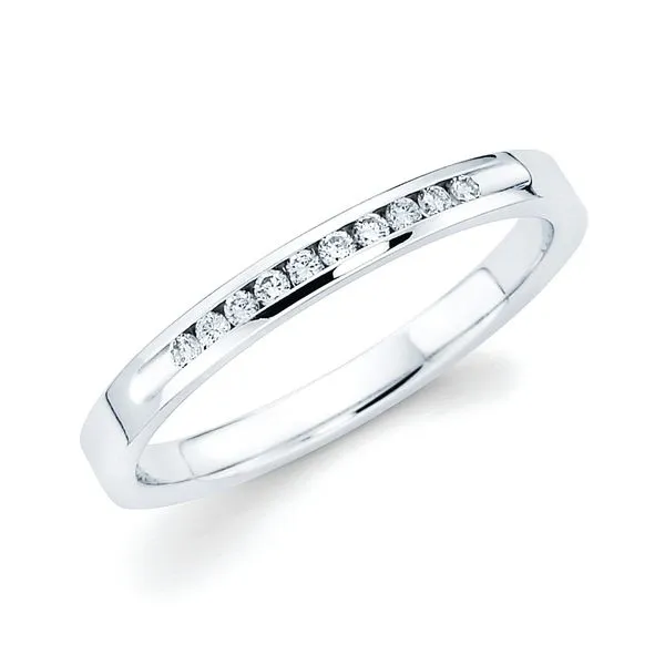 14k White Gold Anniversary Ring Pfaff Jewelers Grandville, MI
