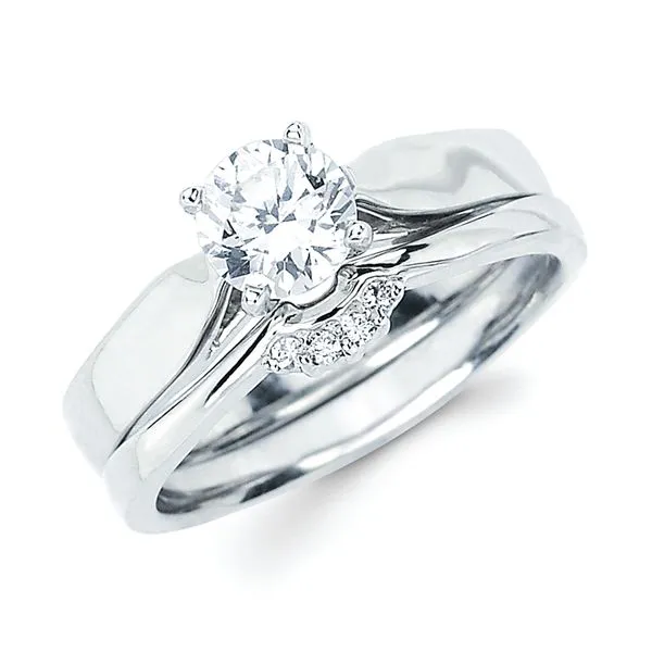 14k White Gold Bridal Set Avitabile Fine Jewelers Hanover, MA