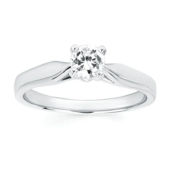 14k White Gold Bridal Set Image 2 Avitabile Fine Jewelers Hanover, MA