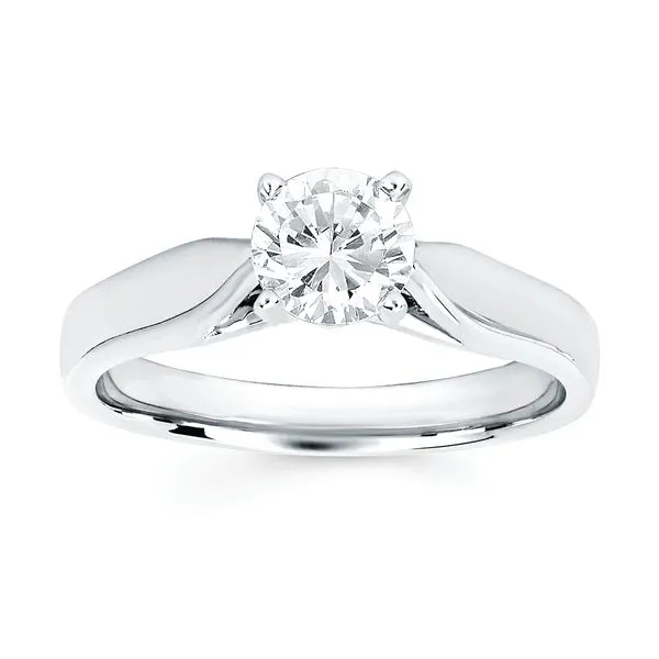 14k White Gold Bridal Set Image 2 Daniel Jewelers Brewster, NY