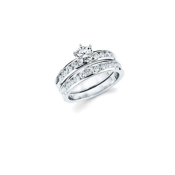 14k White Gold Engagement Ring J. Meredith Jewelers Delafield, WI
