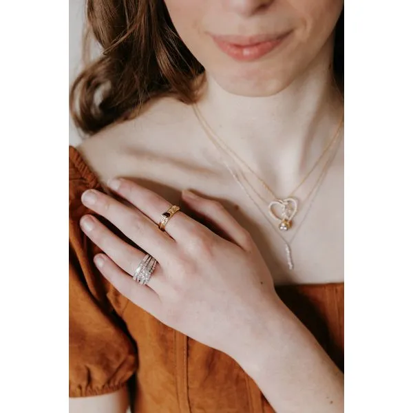 14k Yellow & White Gold Diamond Pendant Image 4 Trenton Jewelers Ltd. Trenton, MI