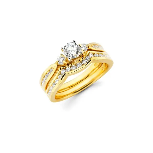 14k Yellow Gold Bridal Set Whalen Jewelers Inverness, FL