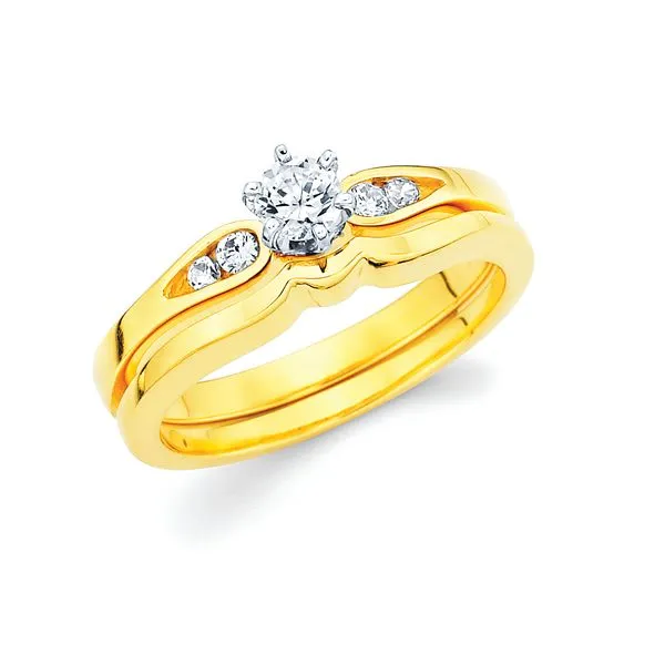 14k Yellow Gold Bridal Set Richard's Jewelry Berne, IN