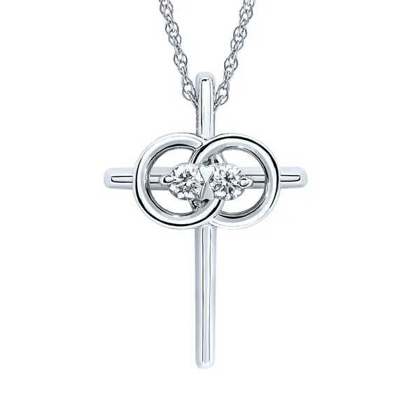 14k White Gold Diamond Cross Atlanta West Jewelry Douglasville, GA
