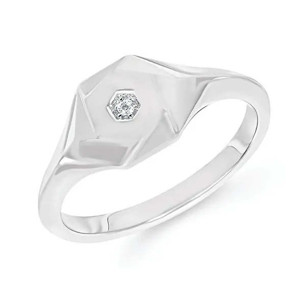 Sterling Silver Diamond Ring Woelk's House of Diamonds Russell, KS