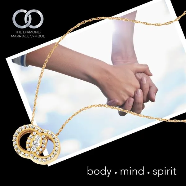 14k White Gold Diamond Pendant Image 2 Beckman Jewelers Inc Ottawa, OH