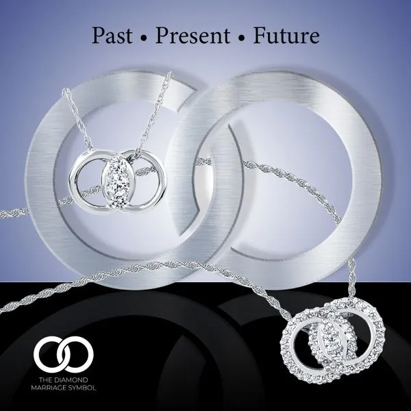 14k White Gold Diamond Pendant Image 2 Arnold's Jewelry and Gifts Logansport, IN