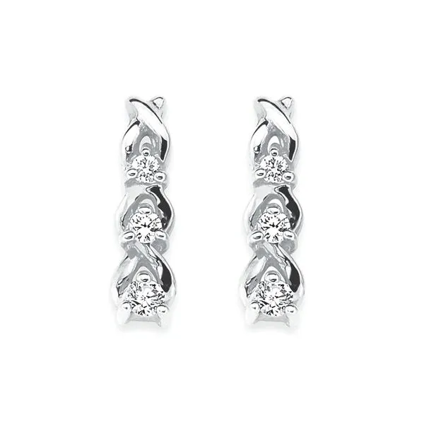 14k White Gold Earrings Pfaff Jewelers Grandville, MI