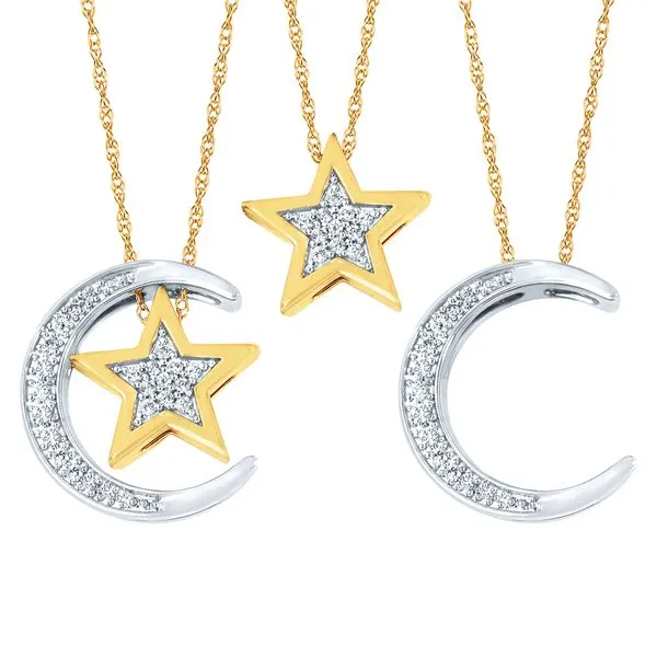 10k White & Yellow Gold Pendant Arnold's Jewelry and Gifts Logansport, IN