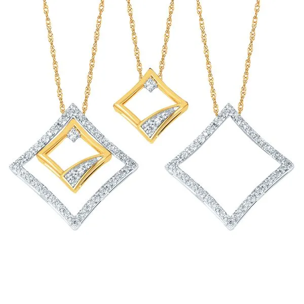 10k White & Yellow Gold Pendant Trenton Jewelers Ltd. Trenton, MI