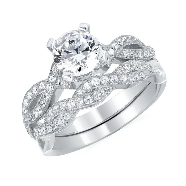 14k White Gold Bridal Set Pfaff Jewelers Grandville, MI