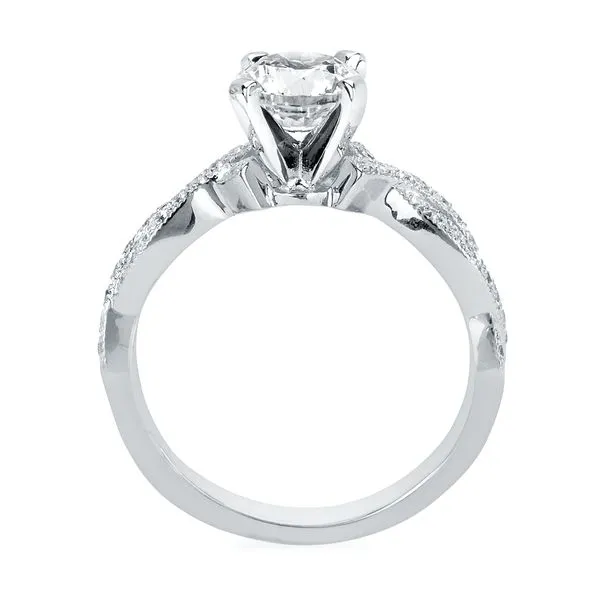 14k White Gold Bridal Set Image 4 Pfaff Jewelers Grandville, MI