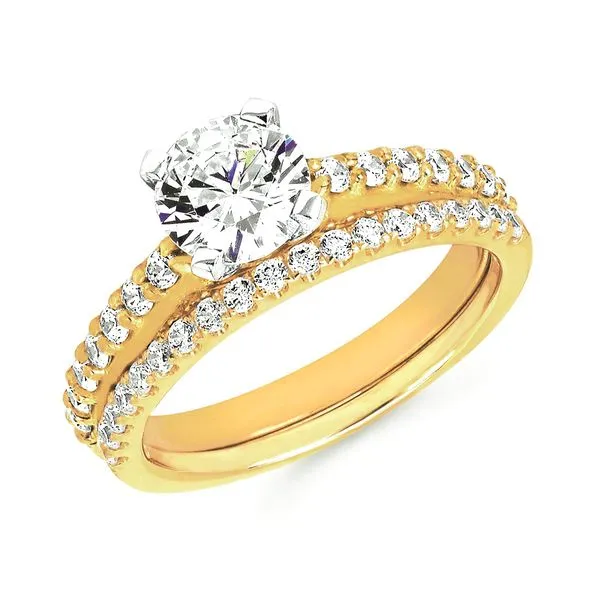 14k Yellow Gold Bridal Set Pfaff Jewelers Grandville, MI