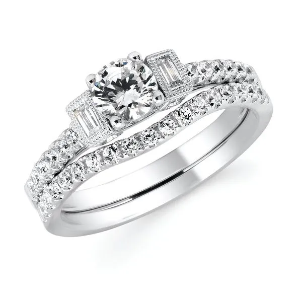 14k White Gold Bridal Set Pfaff Jewelers Grandville, MI