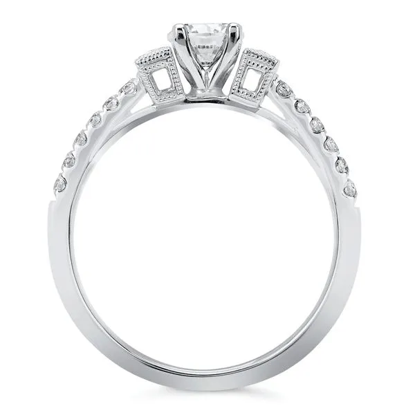 14k White Gold Bridal Set Image 4 Pfaff Jewelers Grandville, MI