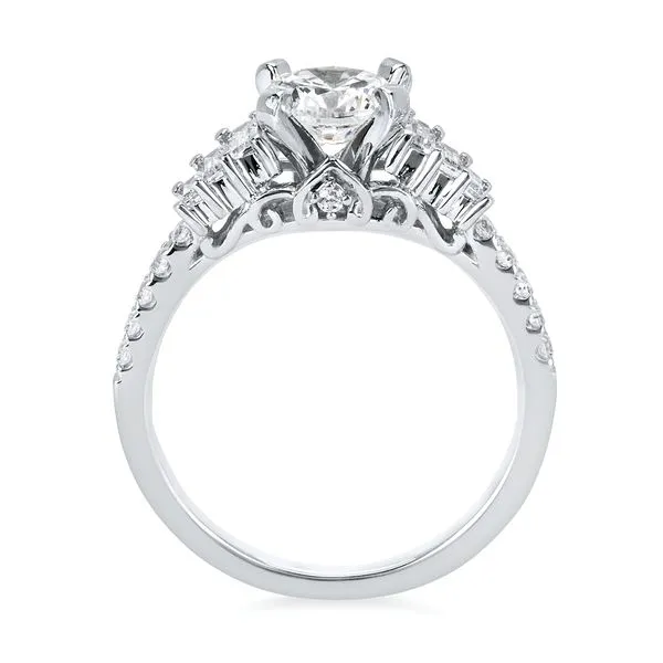 14k White Gold Bridal Set Image 4 Richard's Jewelry Berne, IN