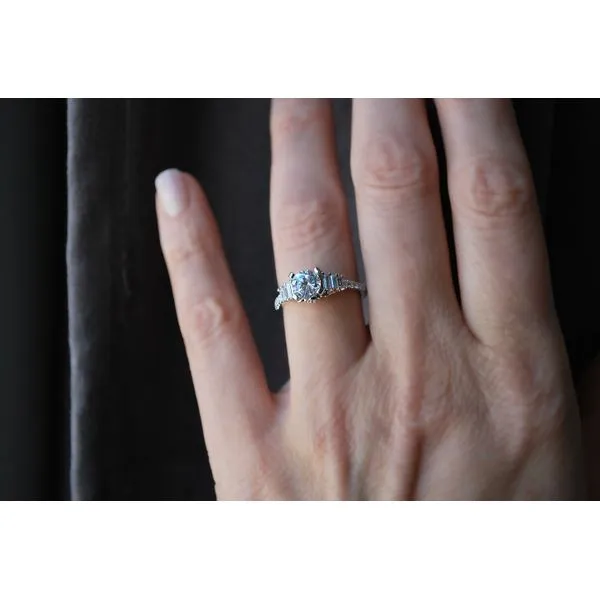 14k White Gold Bridal Set Image 5 Richard's Jewelry Berne, IN