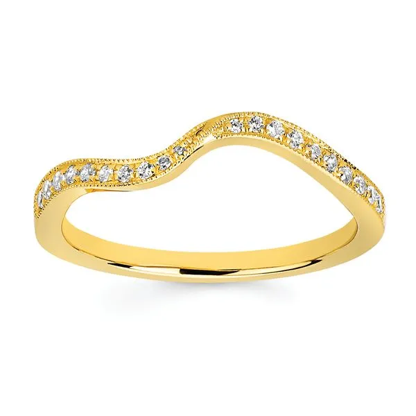 14k Yellow & White Gold Bridal Set Image 3 Pfaff Jewelers Grandville, MI