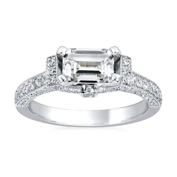 14k White Gold Bridal Set Image 2 Pfaff Jewelers Grandville, MI
