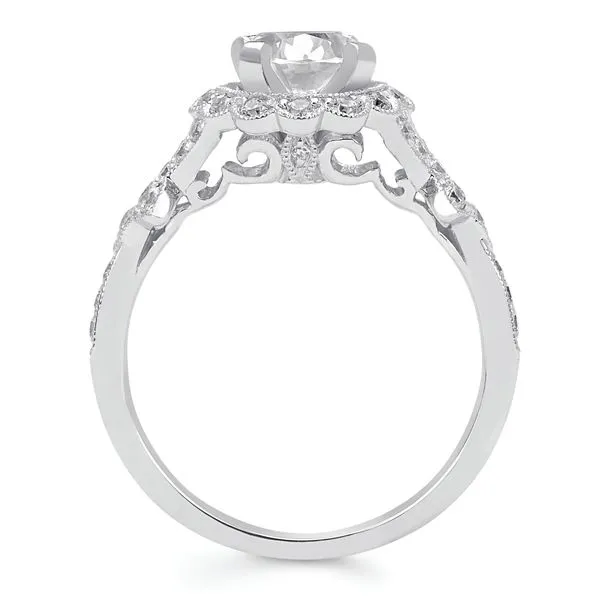 14k White Gold Bridal Set Image 4 Pfaff Jewelers Grandville, MI