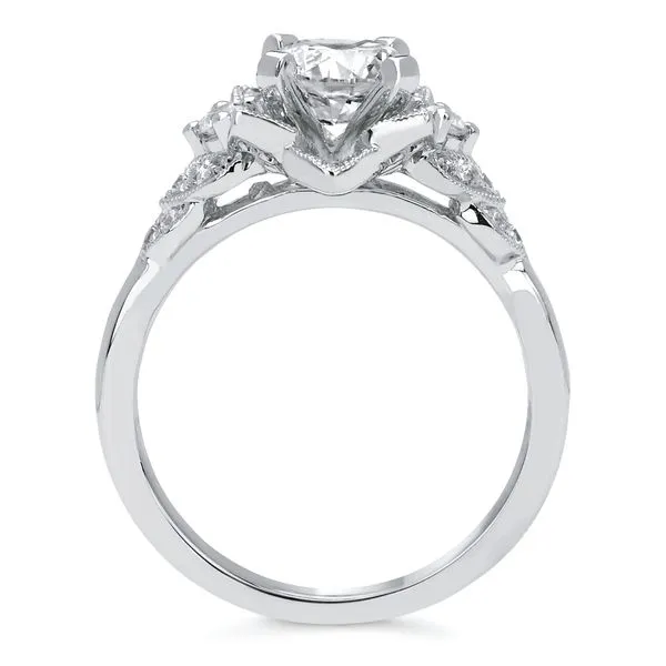 14k White Gold Bridal Set Image 4 Pfaff Jewelers Grandville, MI