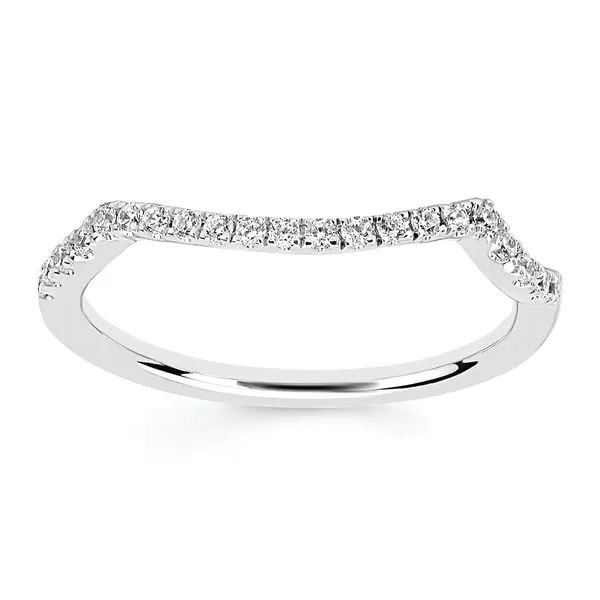 14k White & Rose Gold Bridal Set Image 3 Pfaff Jewelers Grandville, MI