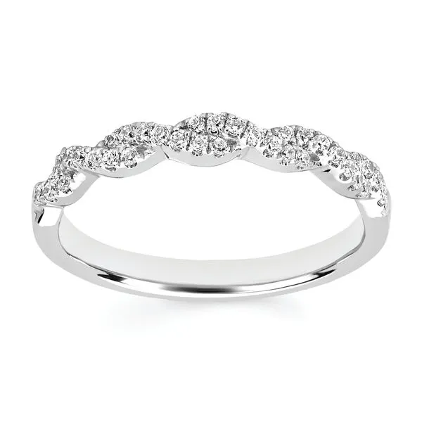 14k White Gold Bridal Set Image 3 Pfaff Jewelers Grandville, MI