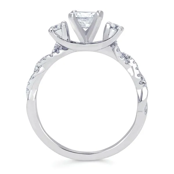 14k White Gold Bridal Set Image 4 Pfaff Jewelers Grandville, MI