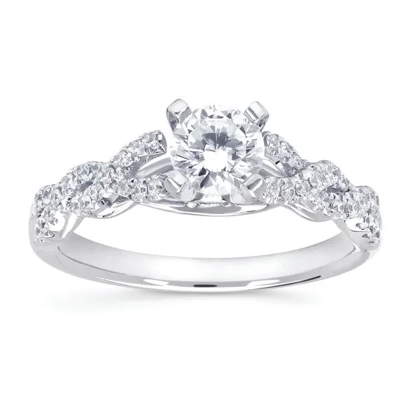 14k White Gold Bridal Set Image 2 Pfaff Jewelers Grandville, MI