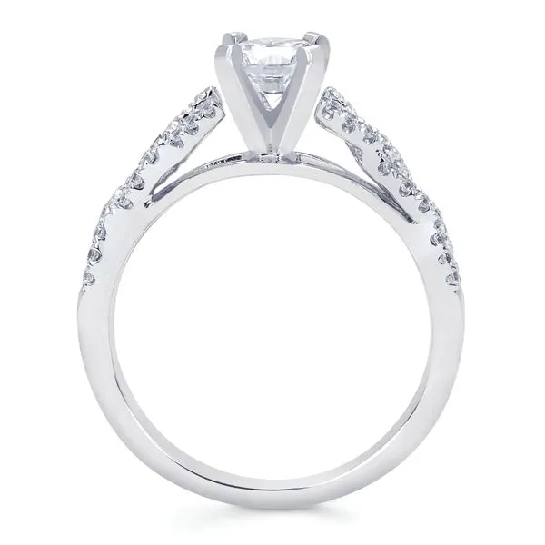 14k White Gold Bridal Set Image 4 Pfaff Jewelers Grandville, MI