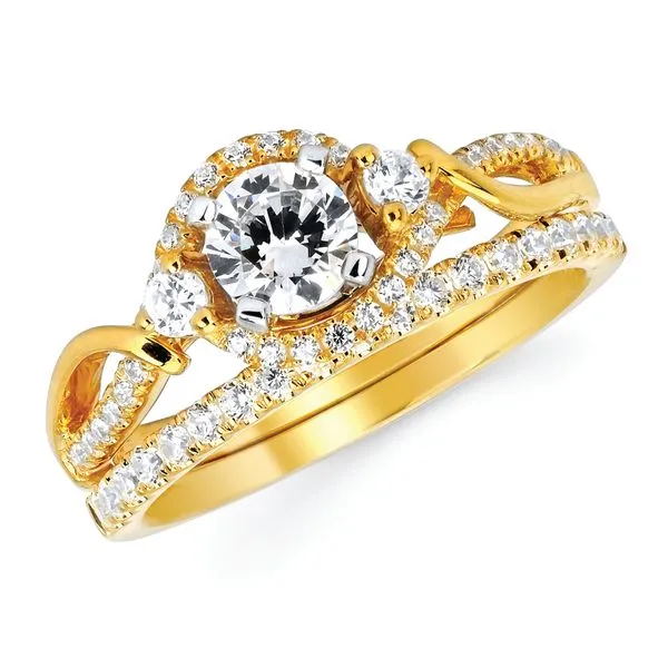14k Yellow Gold Bridal Set Pfaff Jewelers Grandville, MI