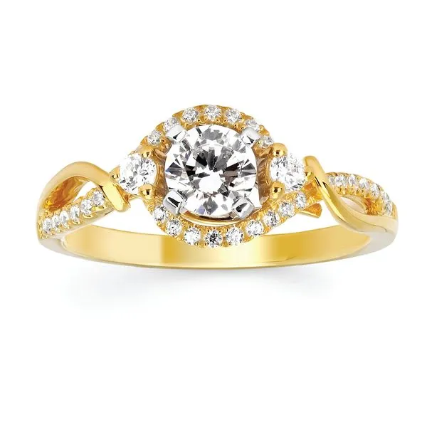 14k Yellow Gold Bridal Set Image 2 Pfaff Jewelers Grandville, MI