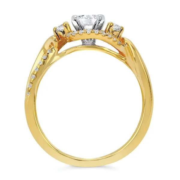 14k Yellow Gold Bridal Set Image 4 Pfaff Jewelers Grandville, MI